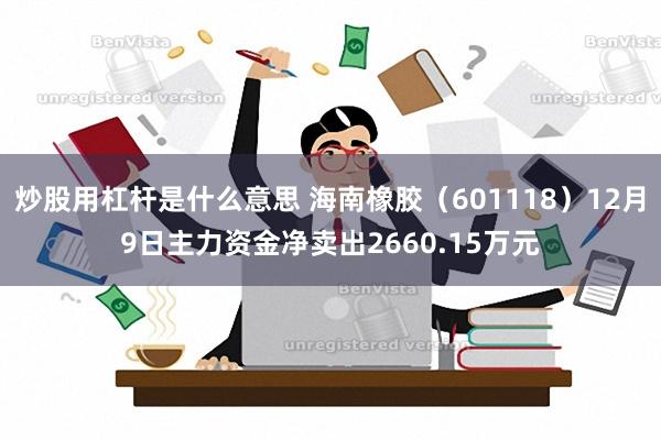 炒股用杠杆是什么意思 海南橡胶（601118）12月9日主力资金净卖出2660.15万元